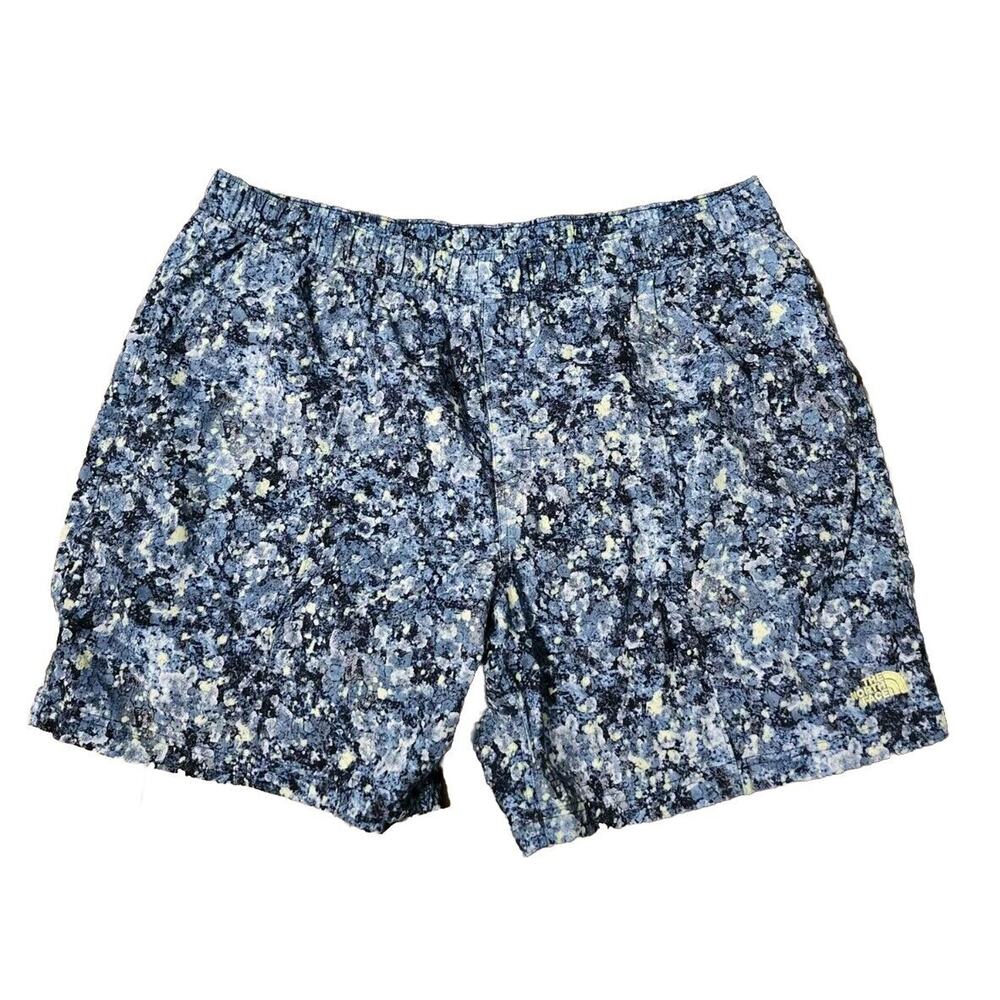 The North Face Swim‎ Trunks Men's Size XXL Blue Sea Camo